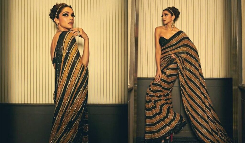 Deepika Padukone Saree Look