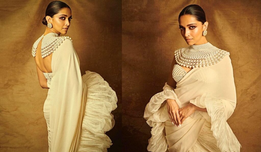 Deepika Padukone Saree Look