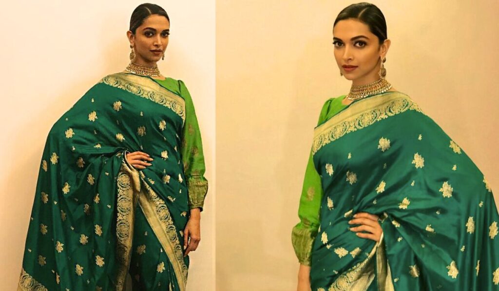 Deepika Padukone Saree Look